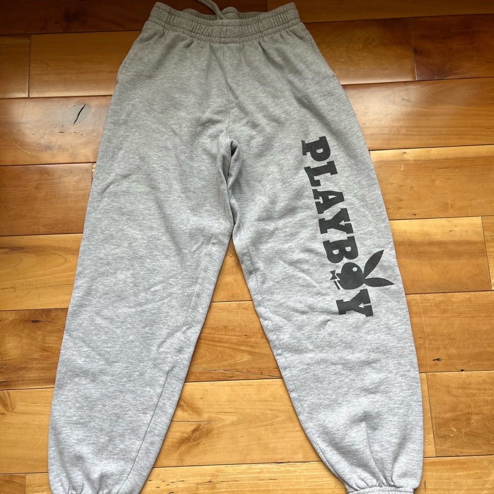 PLAYBOY Heather Gray Joggers